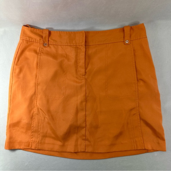 Izod Pants - Izod Vibrant Orange Golf Skirt
